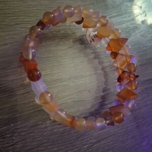 Elegant Brown Beaded Bracelet